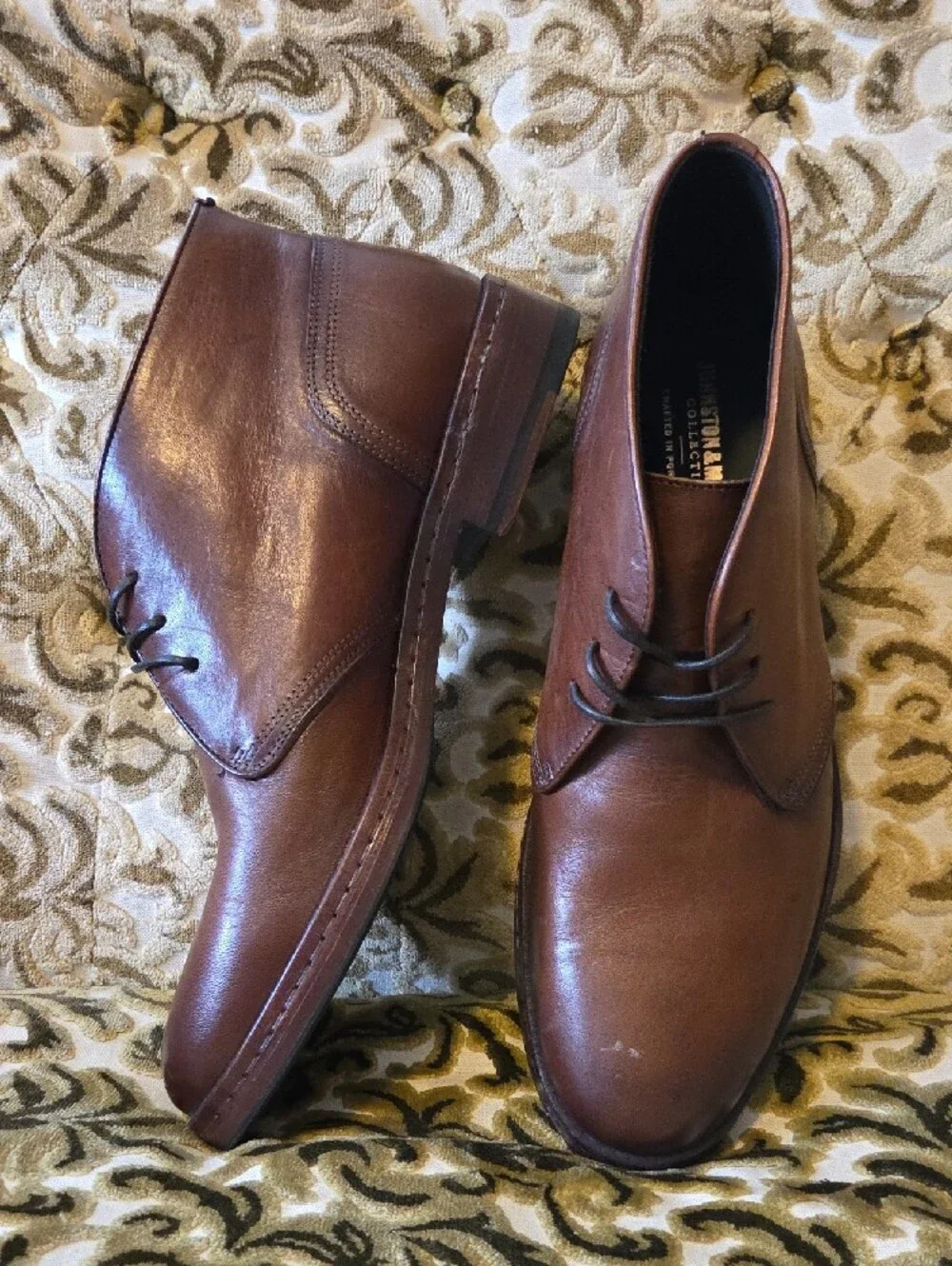J&M Brown Leather Dress Shoes